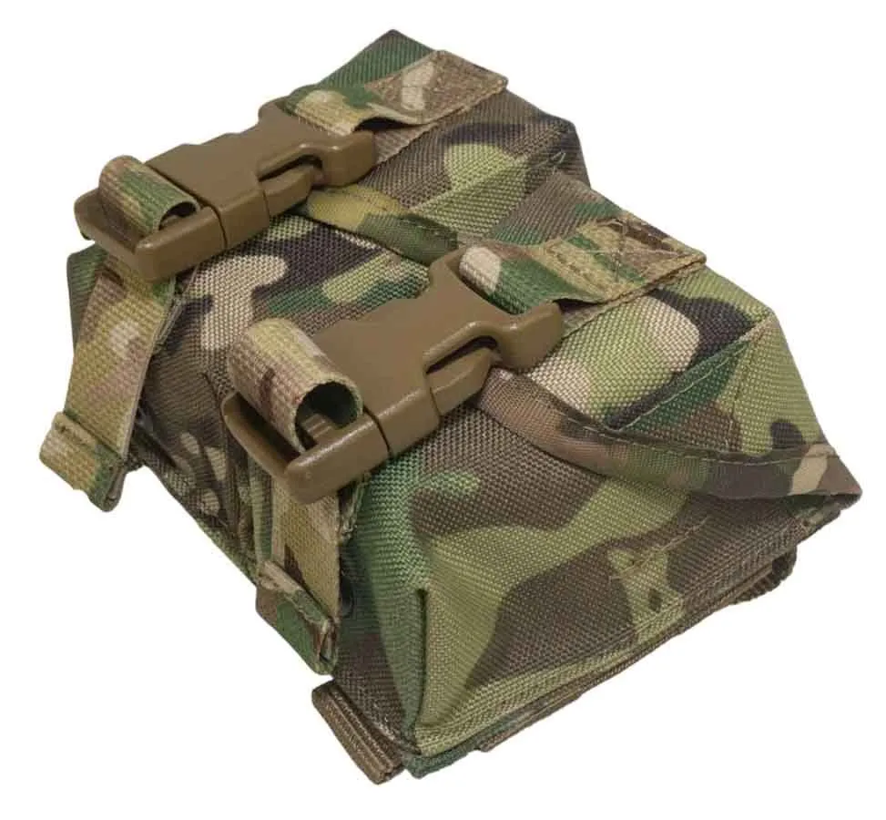 Двойной гранатный подсумок Strike MOLLE (мультикам) — изображение 8