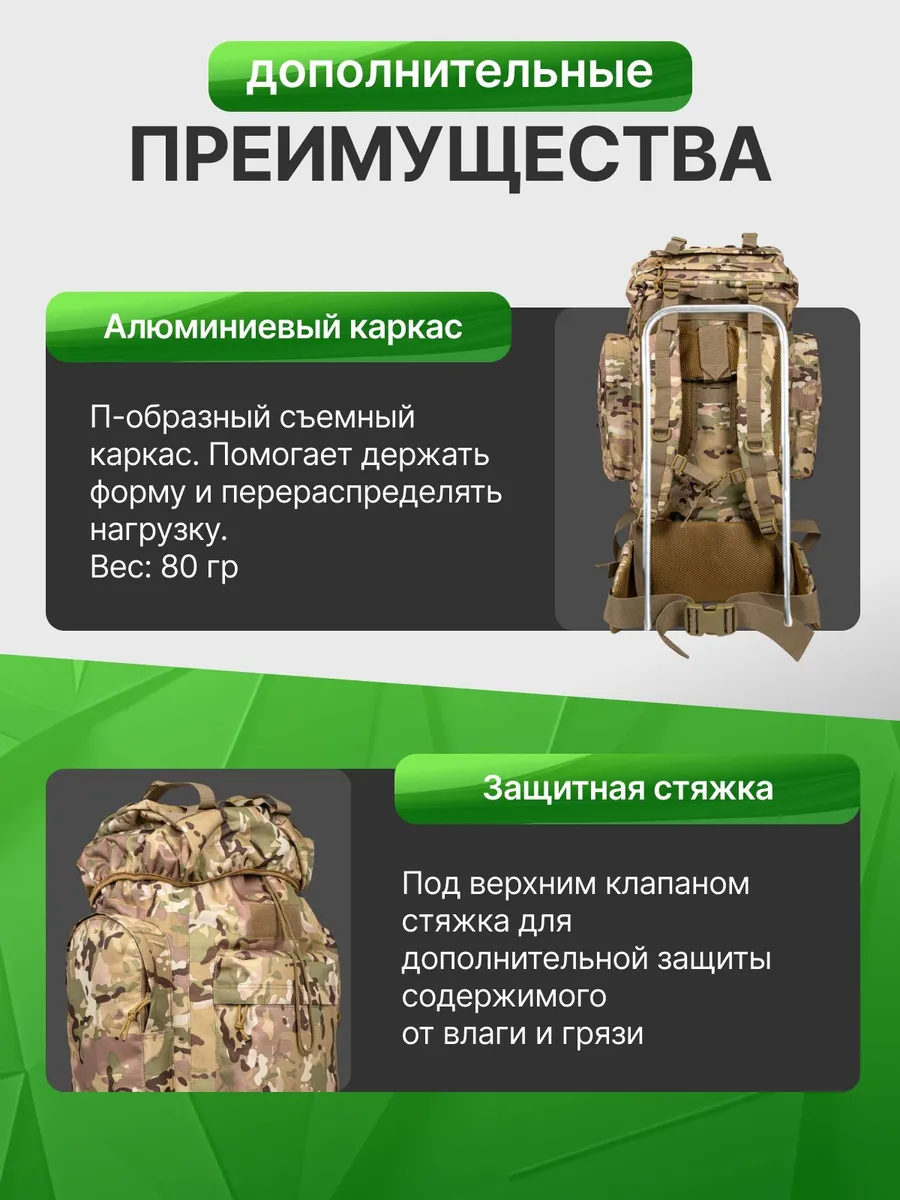 Рейдовый рюкзак MANTWIN 72х36 см — изображение 6