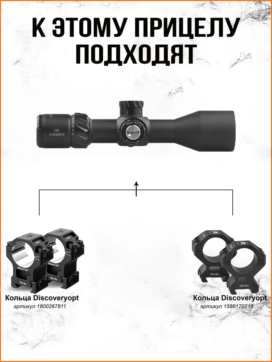 Оптический прицел DISCOVERY HD 3-12X44SFIR FFP — изображение 10